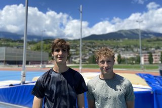 Valentin Imsand et Justin Fournier